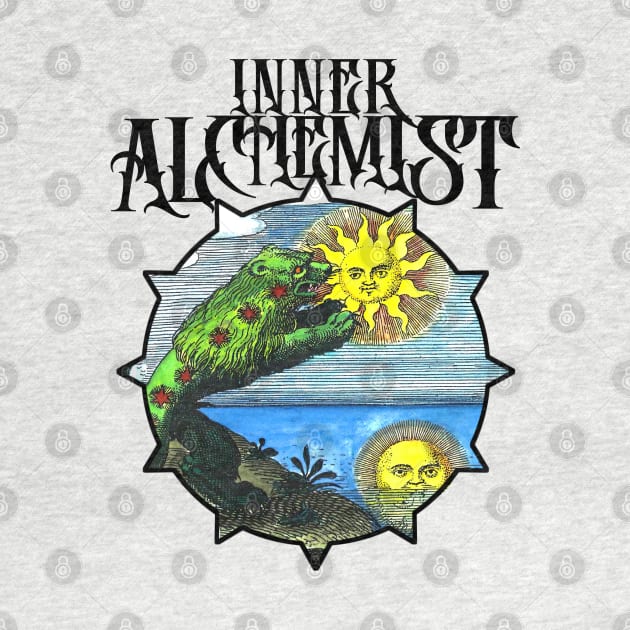 Inner Alchemist - Green Lion Alchemy vintage design by AltrusianGrace